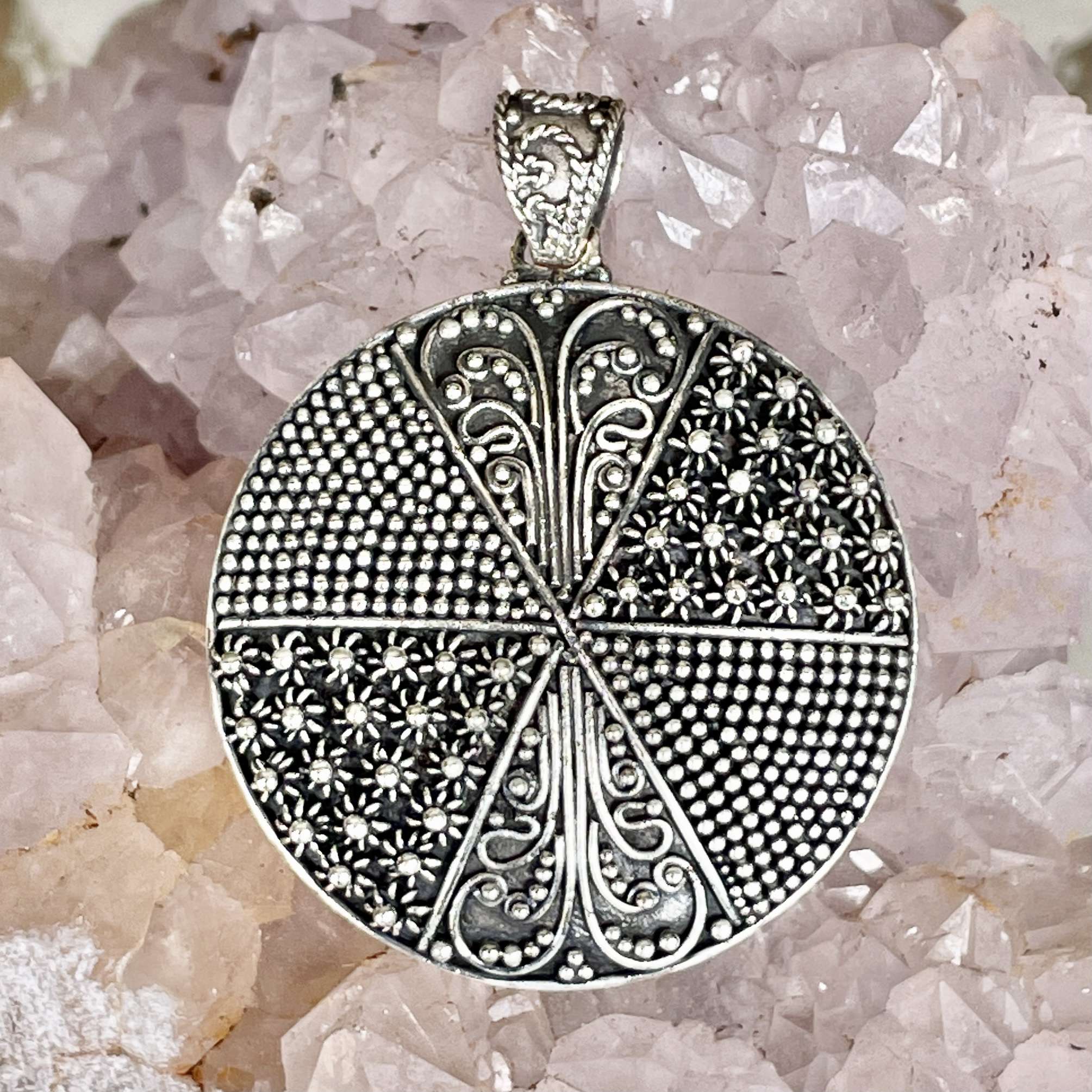 {HANDMADE 925 BALI STERLING SILVER FILIGREE PENDANTS}
